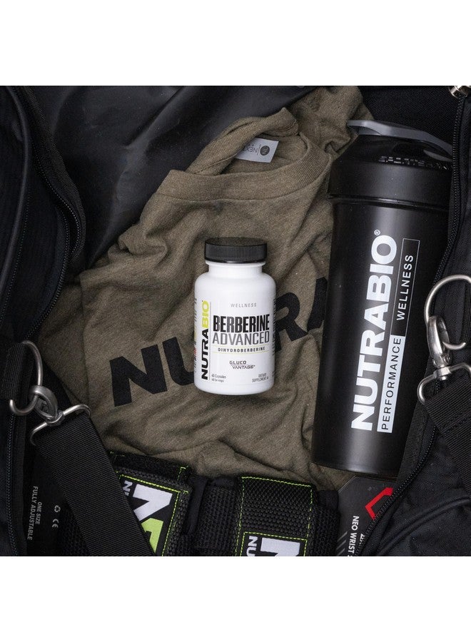 NutraBio مكمل نوترا بايو بيربرين المتقدم (ديهيدروبيربرين)، 200 ملغ - يوفر دعم امتصاص متقدم وتحمل الكربوهيدرات، 60 كبسولة - Image 2
