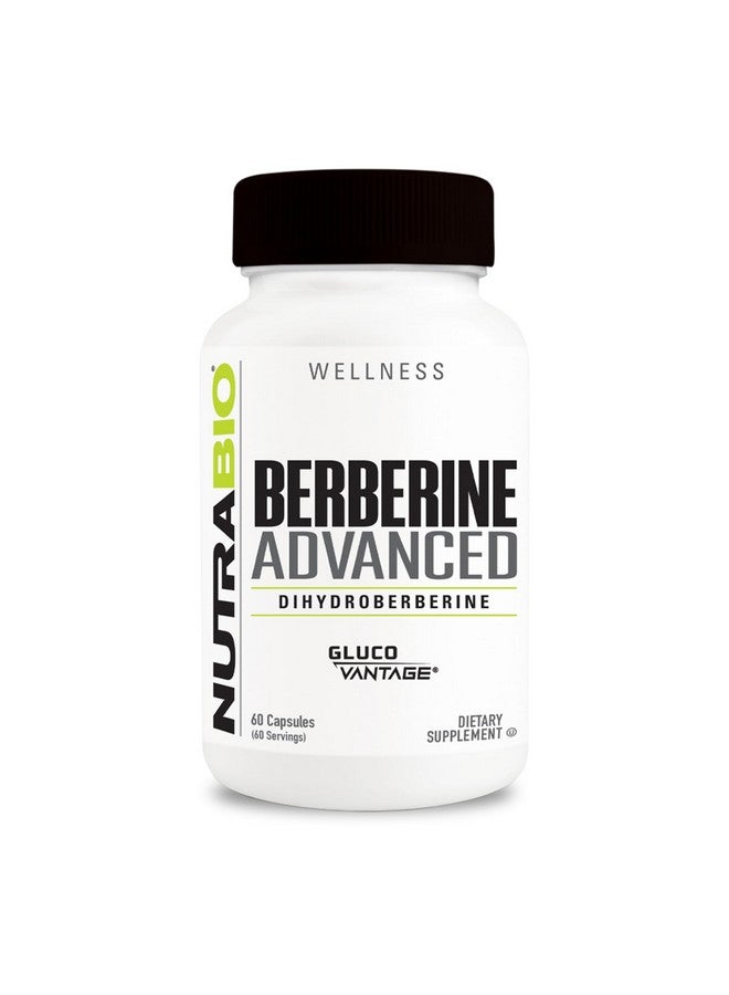 NutraBio مكمل نوترا بايو بيربرين المتقدم (ديهيدروبيربرين)، 200 ملغ - يوفر دعم امتصاص متقدم وتحمل الكربوهيدرات، 60 كبسولة - Image 1