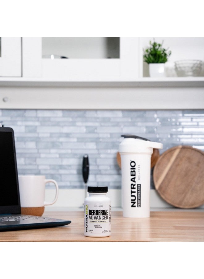 NutraBio مكمل نوترا بايو بيربرين المتقدم (ديهيدروبيربرين)، 200 ملغ - يوفر دعم امتصاص متقدم وتحمل الكربوهيدرات، 60 كبسولة - Image 4