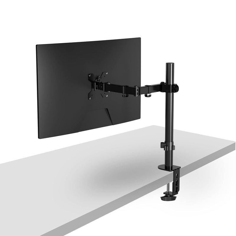 Pholiten Single Monitor Arm for 13 to 32 Inch LED LCD Screen, Adjustable Single Monitor Stand, Supports Screens up to 10 kg, Max.VESA 100 x 100 mm - Image 1