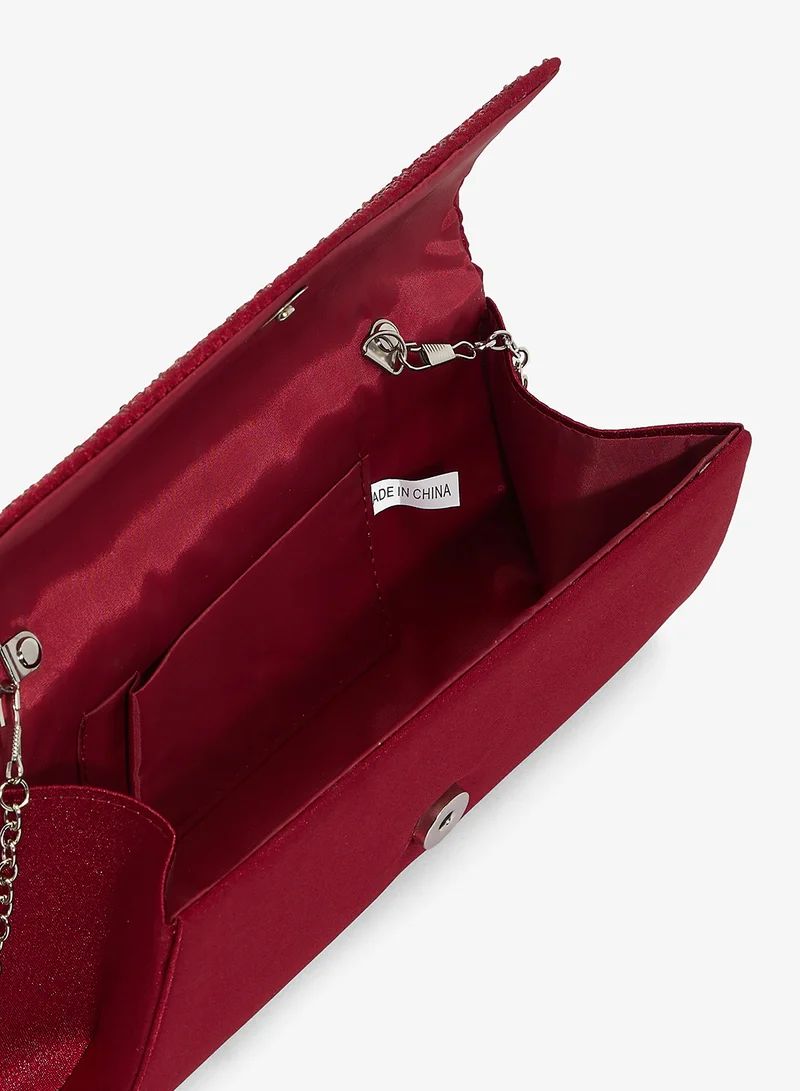 Khizana  Rhinestone Detailed Diamonte Embellished Clutch for Women | Best Price UAE