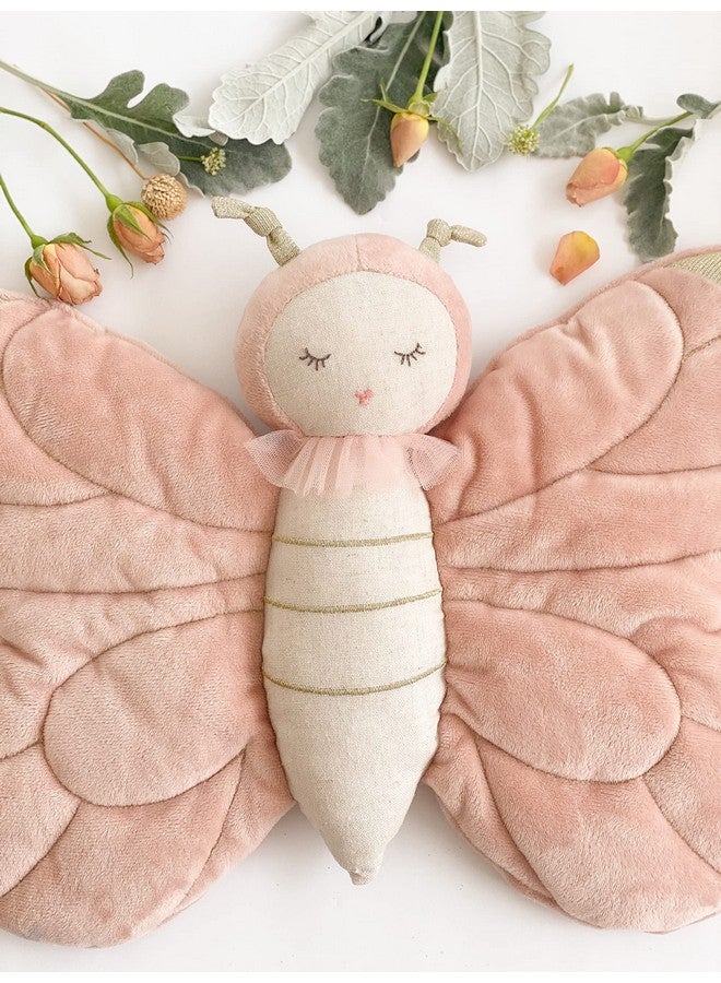 Mon Ami Bettina The Butterfly Stuffed Animal - 16” Pink, Plush Bug Toy For Kids, Plush Animals For Birthday Nursery Décor - Image 5