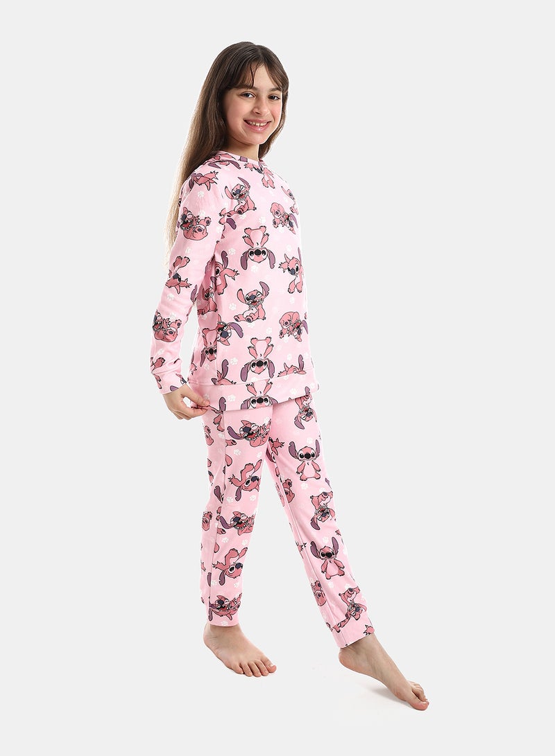 Andora Printed Self Patterned Pajama - Image 2