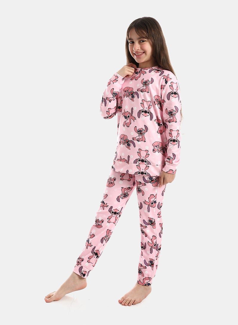 Andora Printed Self Patterned Pajama - Image 3