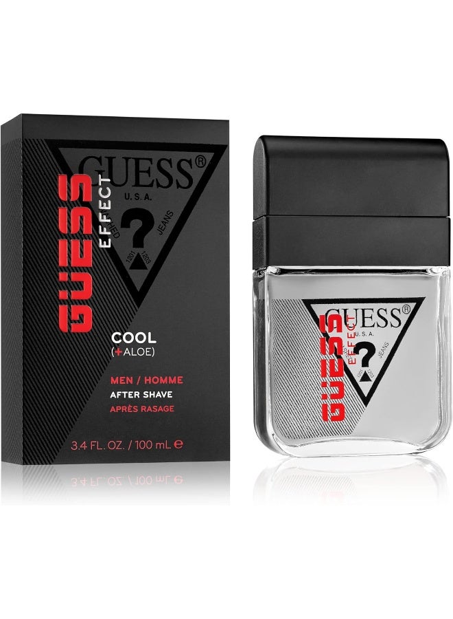 GUESS GUESS Effect Grooming COOL After Shave with Aloe Vera for Men, 3.4 Fl Oz  - Image 1