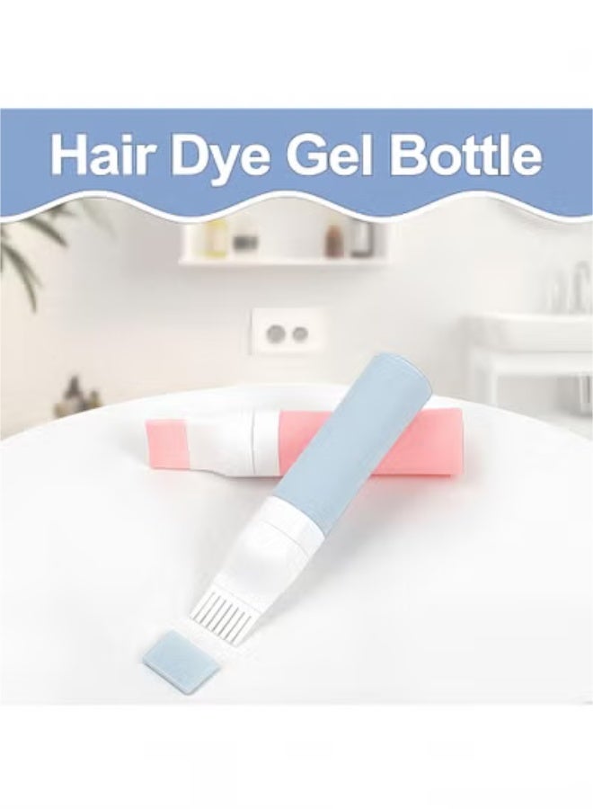 fantasize 4 Pack Silicone Hair Oil Applicator Bottles, 80ml Root Comb and Scalp Oil Applicator with Caps for Hair Dye, Coloring, Growth, Salon Tools - Image 4