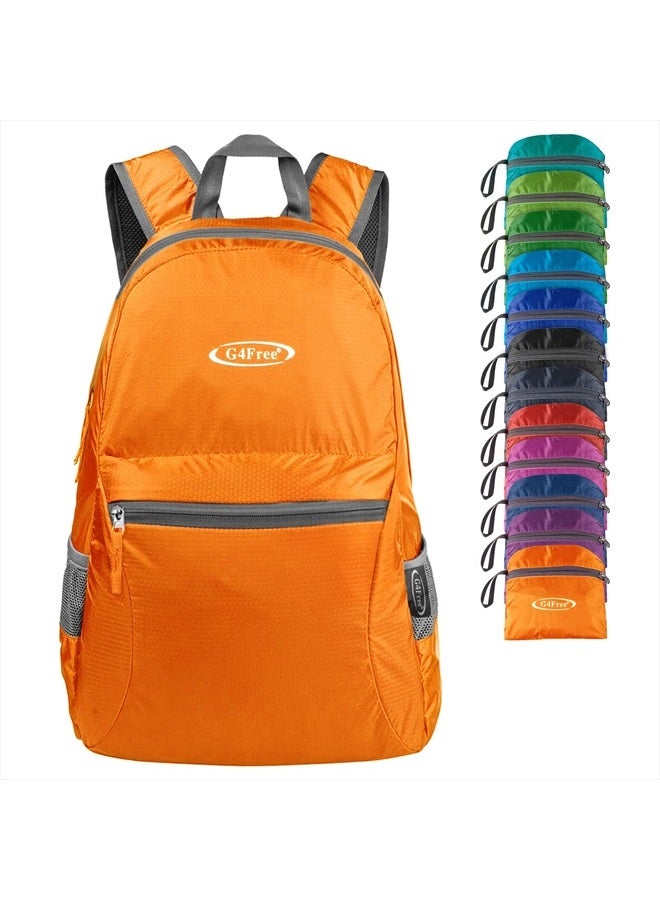 G4Free حقيبة ظهر قابلة للطي خفيفة الوزن سعة 20 لتر للسفر والمشي لمسافات طويلة للرجال والنساء - Image 1