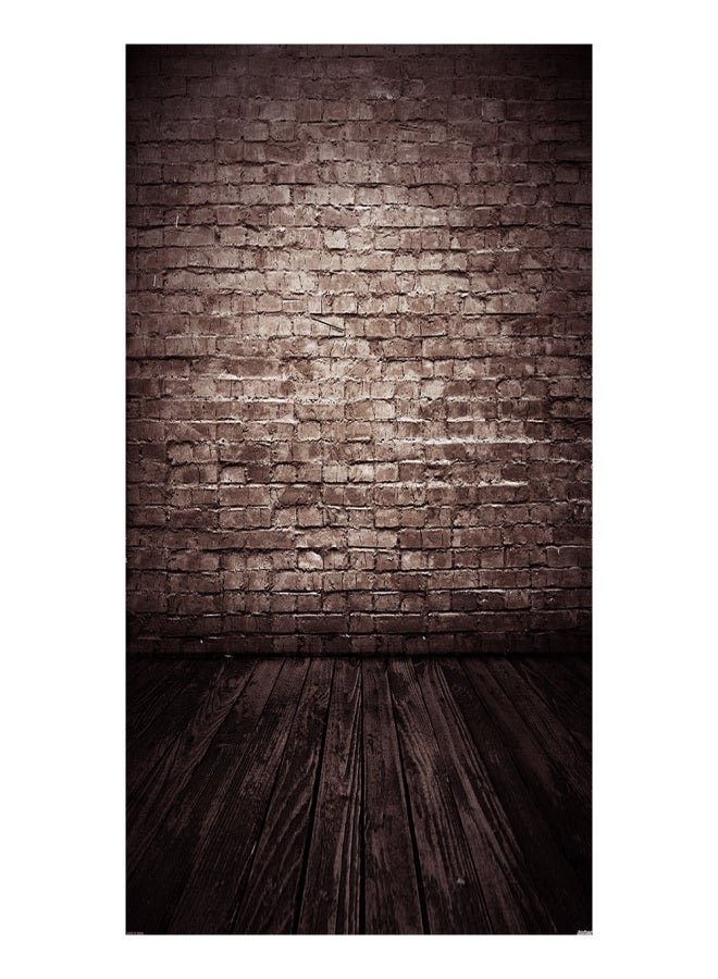 ANDOER 1.5* 2.1m/5* 7ft Retro Photography Background Abstract Old Master Brick Wall Wood Floor Backdrop Photo Studio Props - Image 2