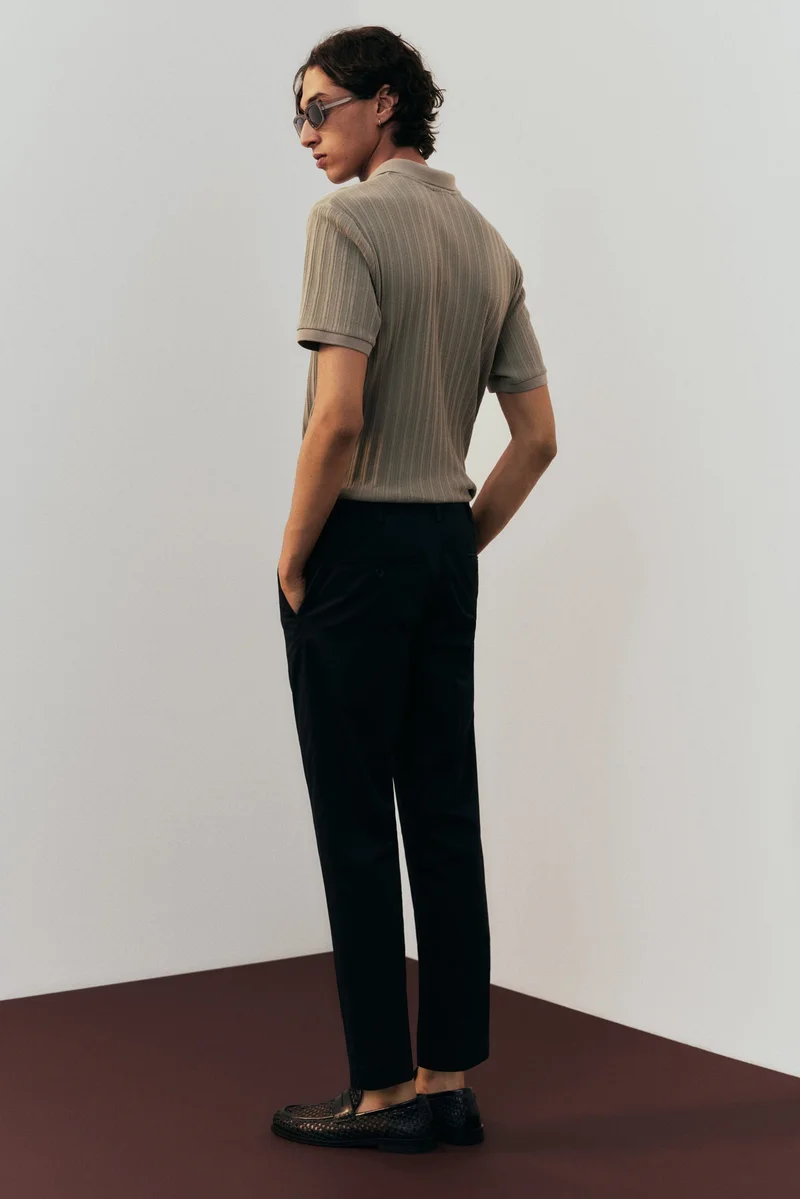 H&M  Slim Fit Cropped trousers for Men | Best Price UAE