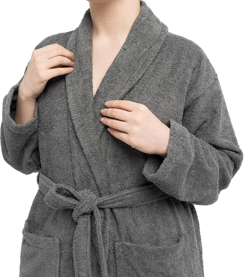 Soley | Minerva | Extra Soft 100% Cotton Women's / Men's Unisex Bathrobe