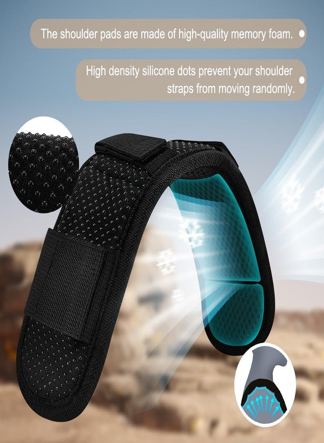 ZINZ 2-Pack Universal Shoulder Pad with Ultra Thick Cushion for Bag Luggage Bag Crossbody, Plus Long & Anti-Slip & Breathable,Black - Image 3