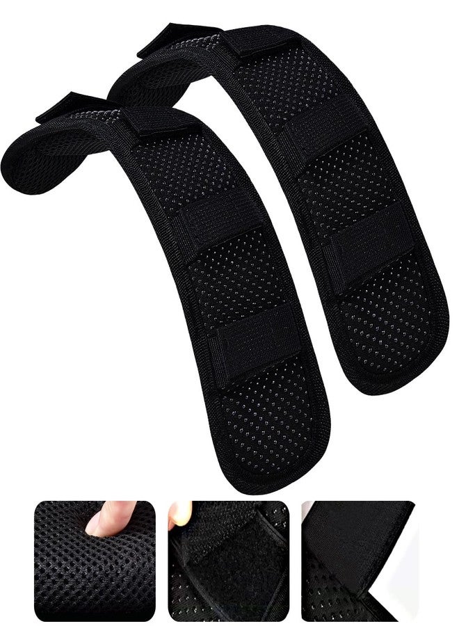 ZINZ 2-Pack Universal Shoulder Pad with Ultra Thick Cushion for Bag Luggage Bag Crossbody, Plus Long & Anti-Slip & Breathable,Black - Image 1