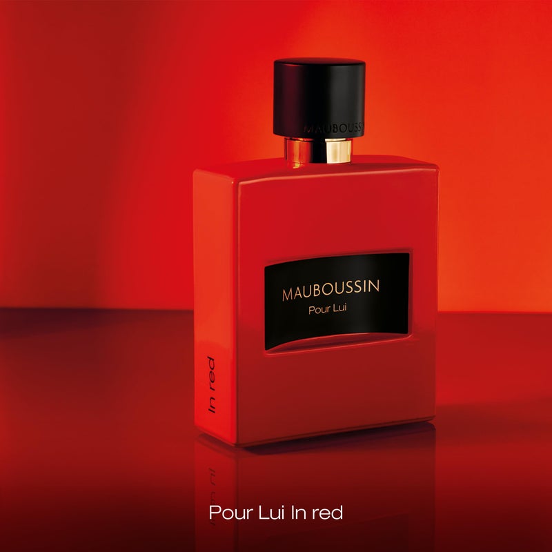 Mauboussin - Pour Lui In Red 100ml (3.3 Fl Oz) - Eau de Parfum for Men - Woody & Spicy Scents - Image 5