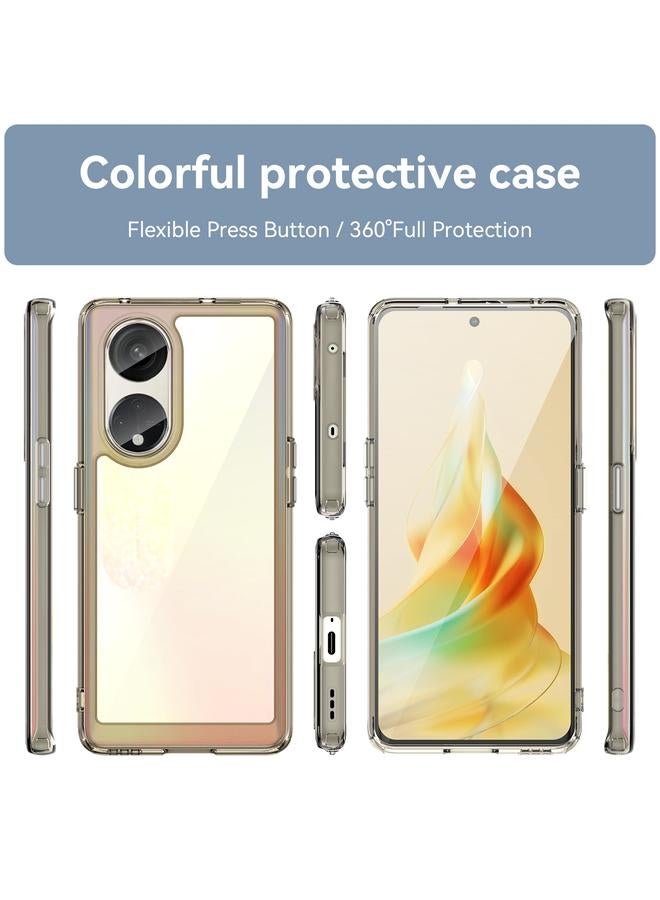 اس-توب جراب لهاتف OPPO A1 Pro 5G من سلسلة ملونة من الأكريليك + جراب هاتف TPU - Image 2