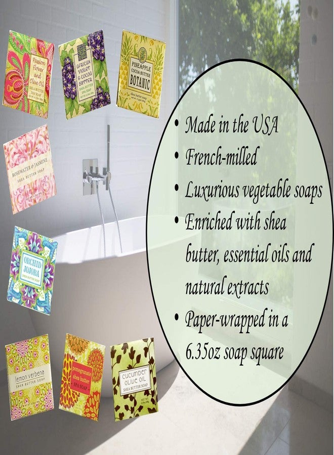 Greenwich Bay Cleansing Spa Soap, Shea Butter, and Cocoa Butter. Blended with Loofah and Apricot Seed, No Parabens, No Sulfates 6.35 Ounce (3 Pack) (Ocean Riche) - Image 3