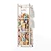 Rootling Stuffed Animal Storage Organizer 54 inch Tall Wooden Cute Zoo Toy Holder wBuilding Block Storage Bag Premium Wooden Material with Elastic Cord For Toddler Rooms Playrooms Bedrooms - Image 3