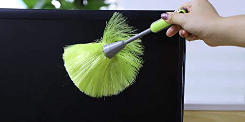 Nimbose® Mini Electrostatic Soft Whisk Mini Screen Cleaning Brush Duster, Manual Anti-Static Sweeper Broom (Multicolor, Pack of 3) - Image 4