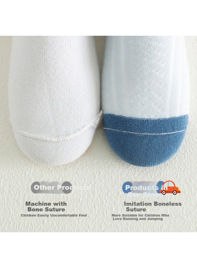 Yalu Boys' Ultra-thin Mesh Mid-calf Socks Summer Breathable Versatile Children's Cotton Socks Baby Elementary And Middle School Students Socks - Image 5