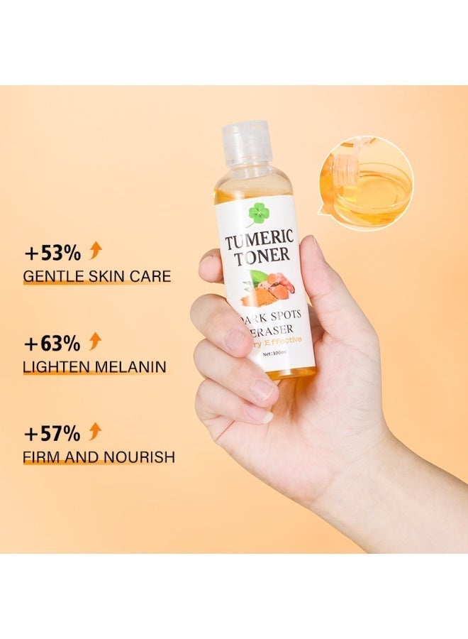 MOOYAM Turmeric Dark Spot Correcting Toner 100ml for Face Brightening Treatment Reduces Hyperpigmentation and Acne Blemishes Hydrates and Improves Skin Tone for All Skin Types - Image 4
