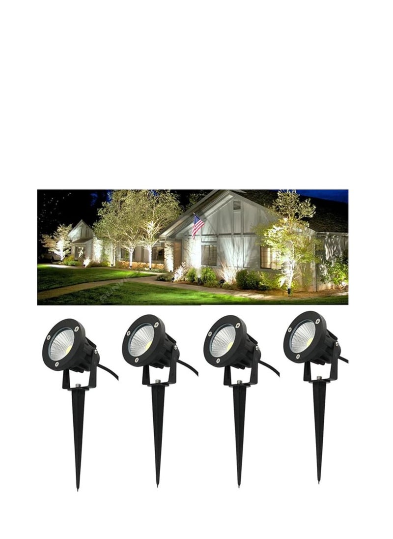 SUN SHINE Garden Spike Lights   PACK OF 4 