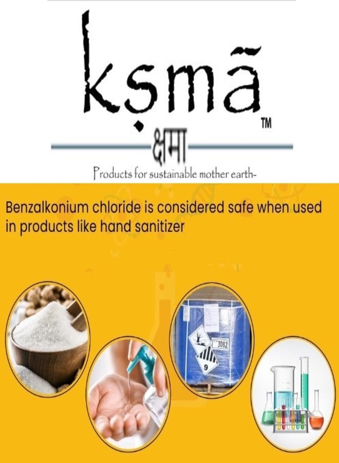 Ksma_Benzalkonium Chloride Liquid || Essential for Cosmetic Formulations|| Soap, Shampoo || Moisturizer & Lotion Making || Cosmetic Making & Diy Personal Care For Face, Hair, Skin & Body (400G) - Image 3