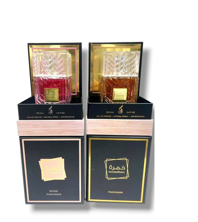مجموعة ماء عطر خمرة روز فخامة 100مل