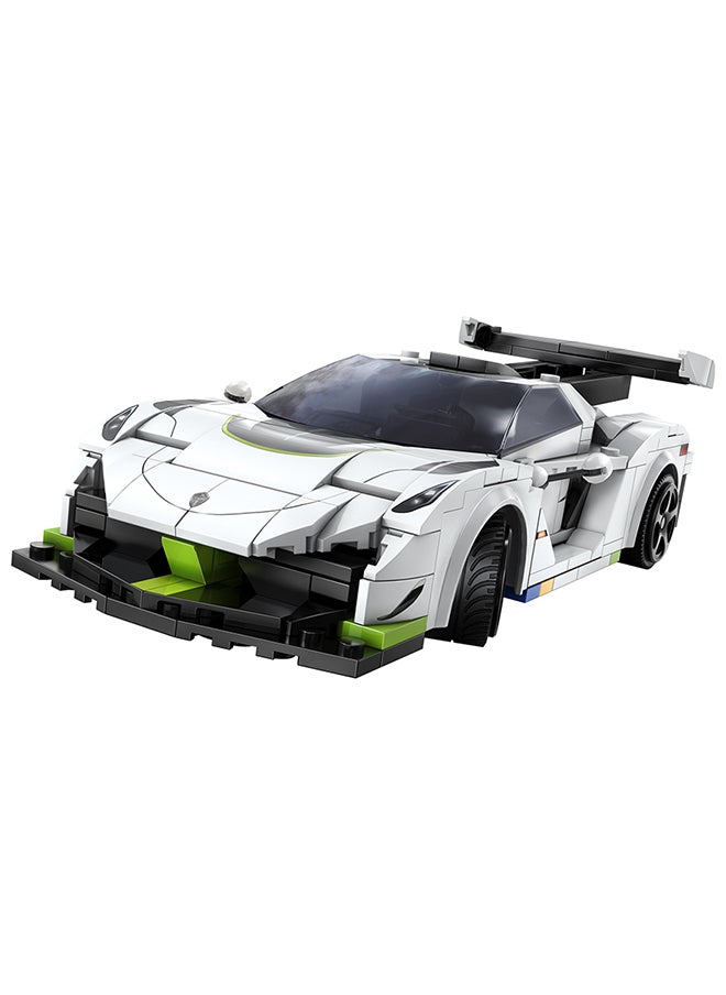 CaDA CaDA Remote Control Car Toy Building Blocks Fantasma Race Car (Dual Control) C51083W  - Image 1