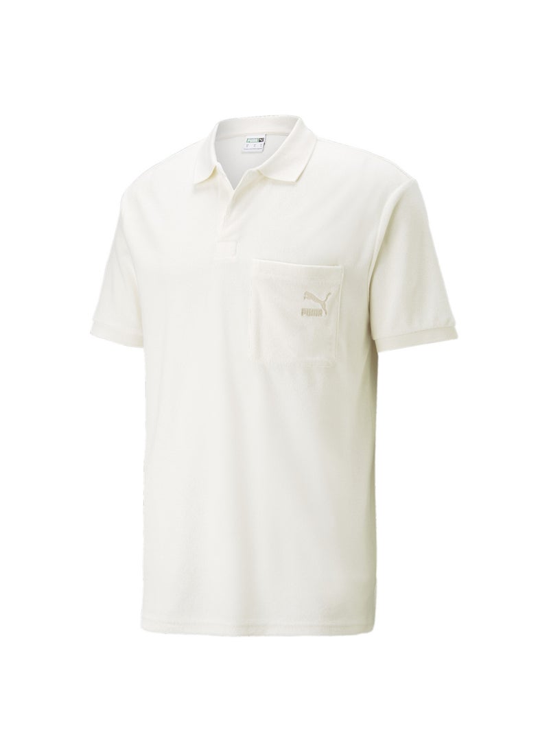 PUMA - Classics Towelling Mens Polo Shirt - Image 1