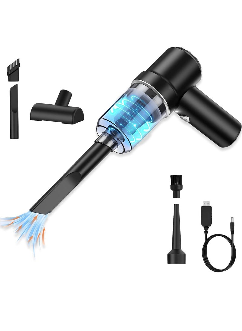 Yuwell Portable Handheld Cordless Vacuum Cleaner Super Suction Capacity Rechargeable Vacuum Cleaner For Car And Home Black - Image 1