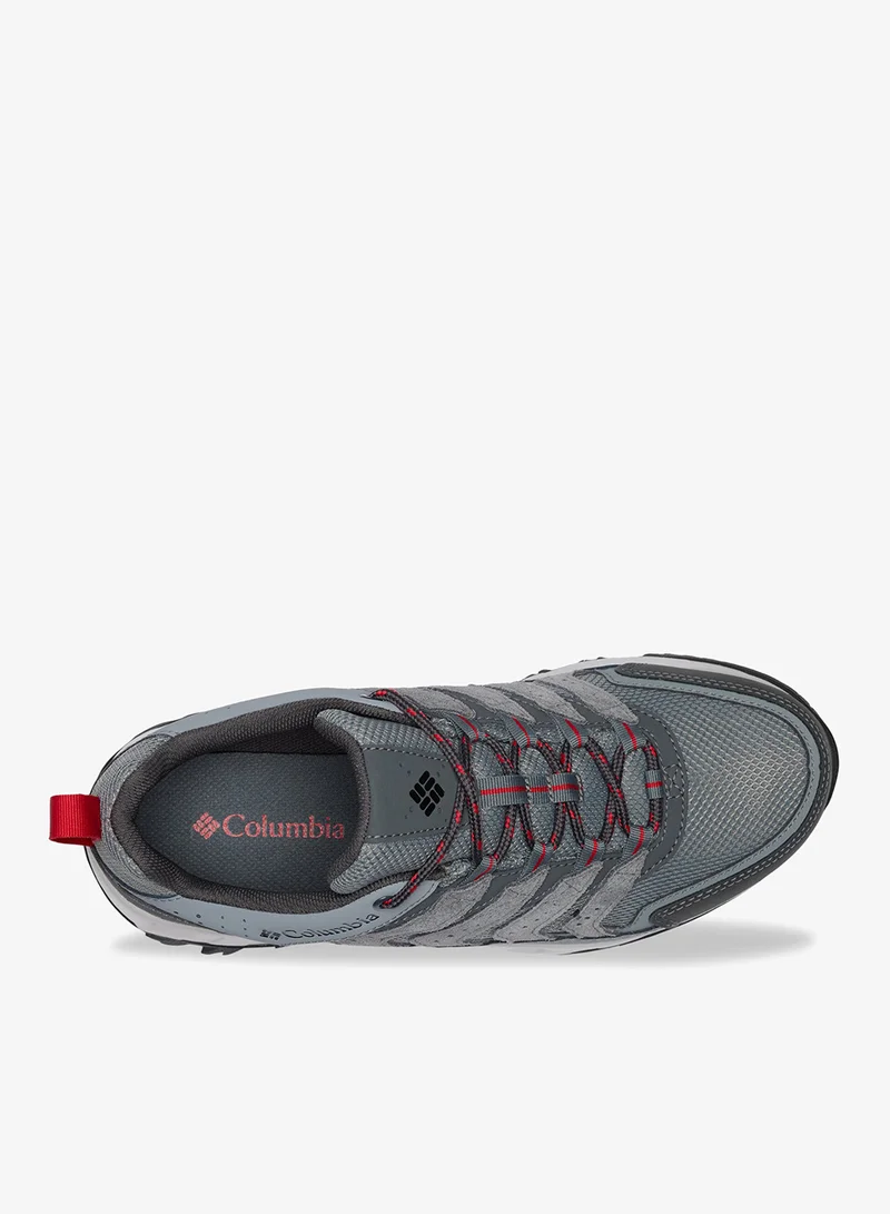 Columbia Grey Men's Strata Trail Low Waterproof Boots for Men | Best Price UAE