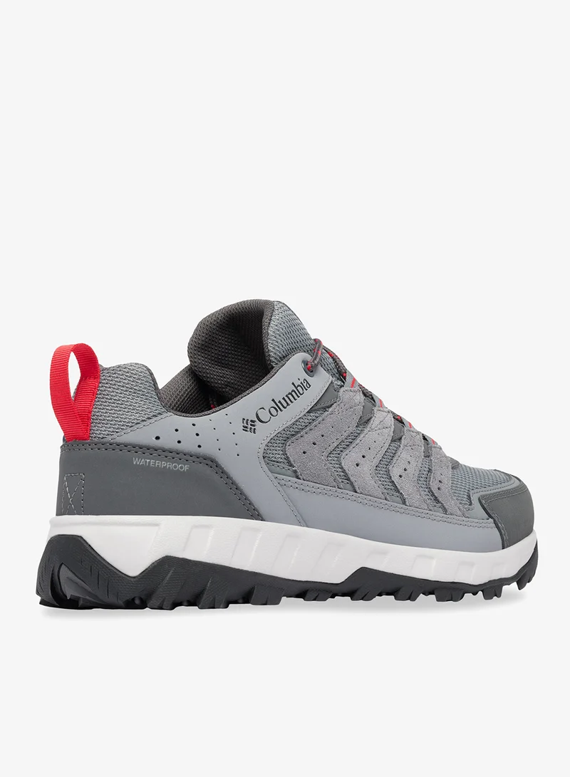 Columbia Grey Men's Strata Trail Low Waterproof Boots for Men | Best Price UAE