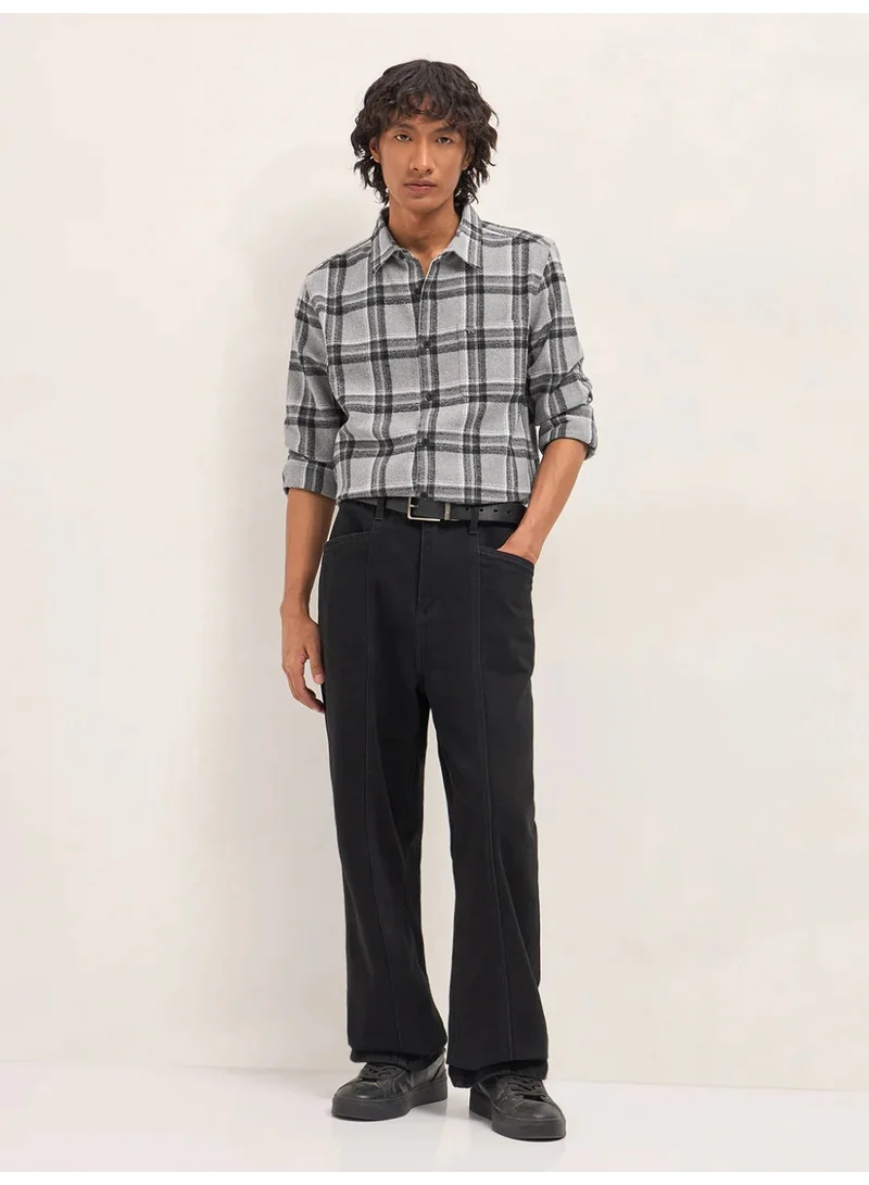 THE BEAR HOUSE  Men’s Long Sleeve Shirt – Classic, Comfortable and Stylish Essential for Work, Travel or Casual Outings for Men | Best Price UAE