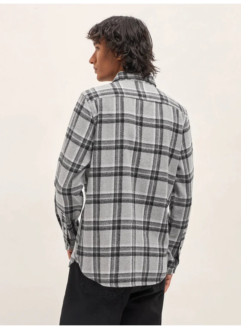 THE BEAR HOUSE  Men’s Long Sleeve Shirt – Classic, Comfortable and Stylish Essential for Work, Travel or Casual Outings for Men | Best Price UAE