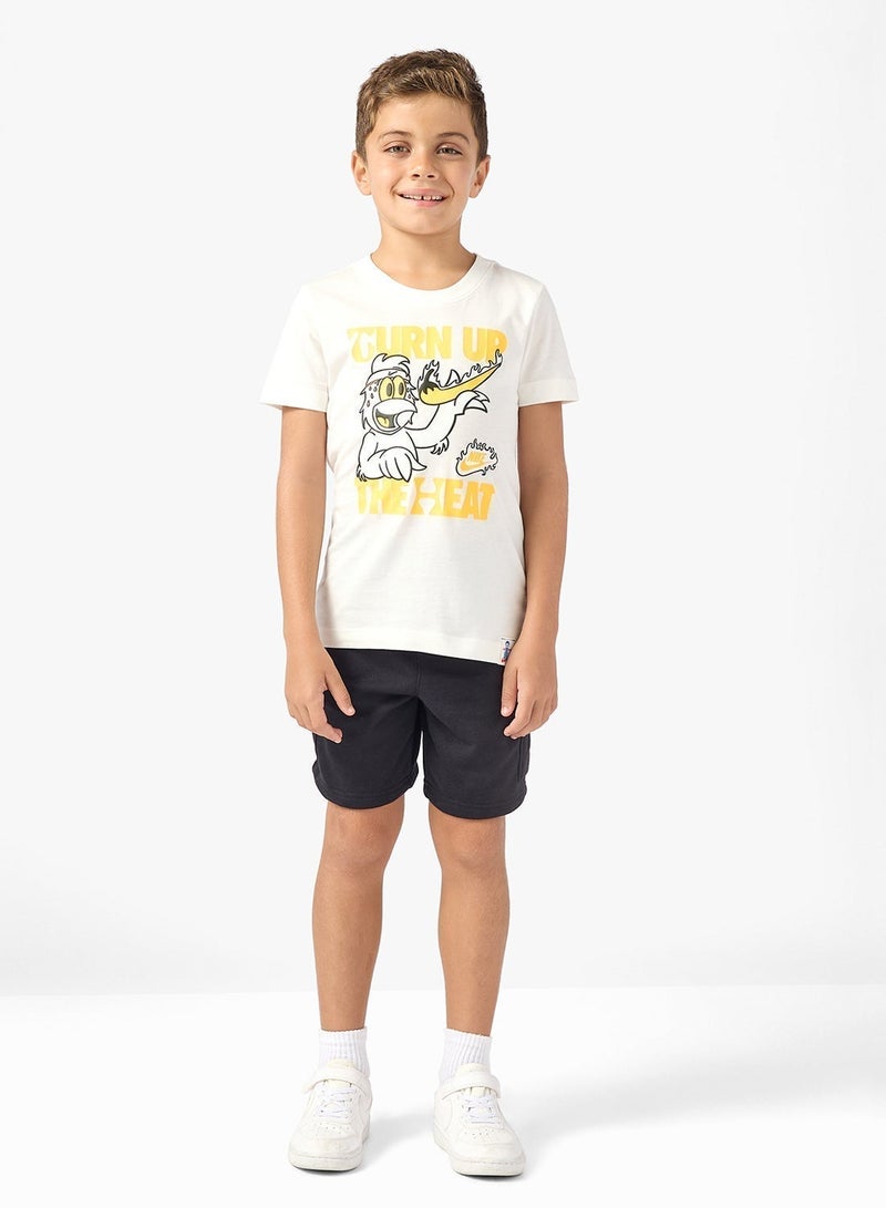 نايكي تيشيرت نسائي بأساور مطوية - Image 4