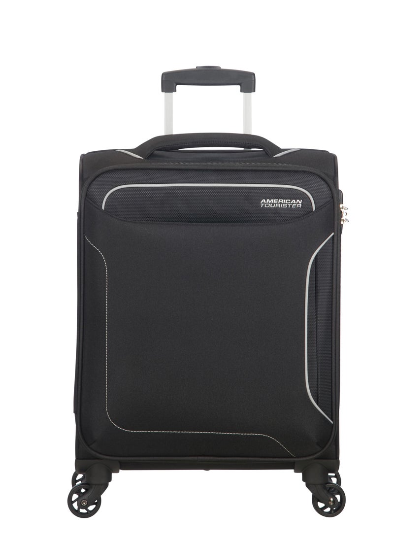 AMERICAN TOURISTER HOLIDAY CABIN TROLLEY LUGGAGE 55 CM  BLACK TSA  - Image 1