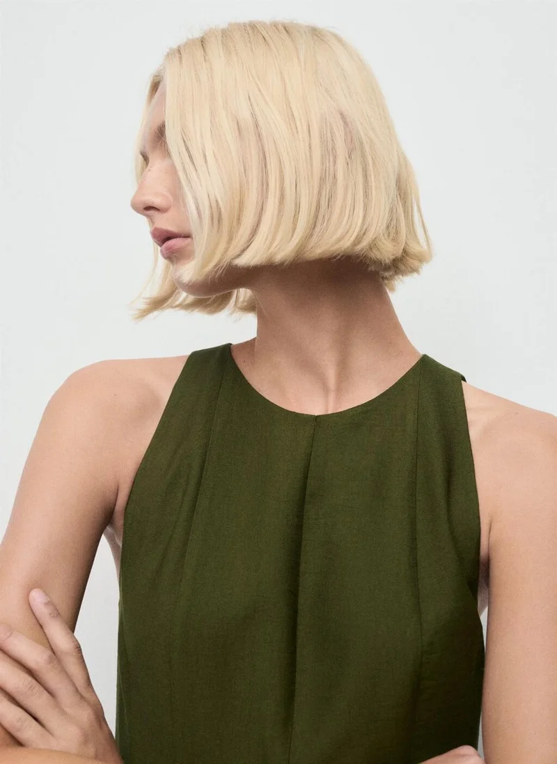 MANGO  A-line dress with godets for Women | Best Price UAE