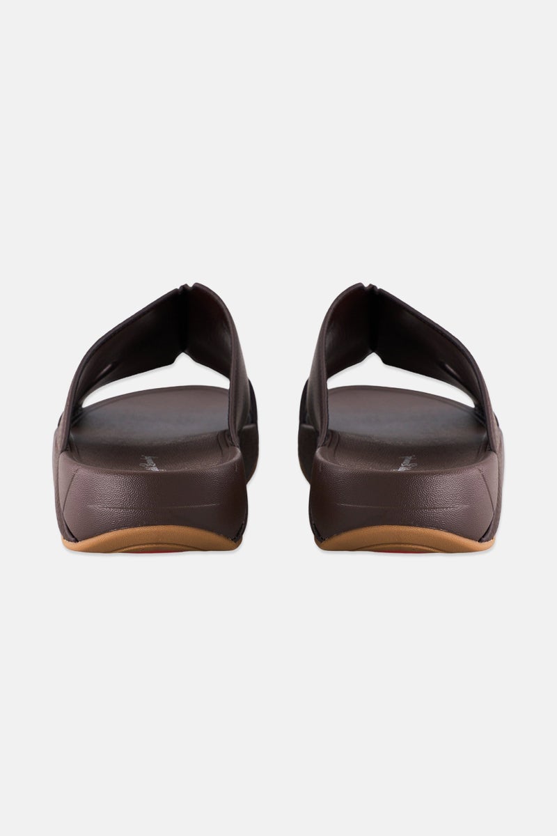 English Laundry Men Slip On Arabic Sandals, Brown  - Image 2