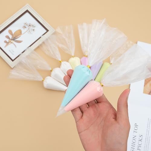 Decoden Cream Glue 9PCS Kit, Fake Whipped Cream, Fake Icing Frosting Whipped Clay with Piping Bags for Phone Cases, Crafts, and DIY Projects - Image 3