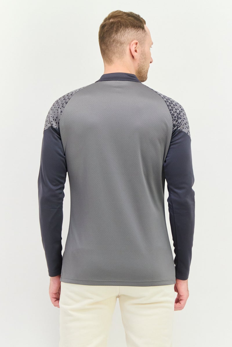 PUMA Men Sportswear Fit Long Sleeves Training Jersey, Grey - Image 3