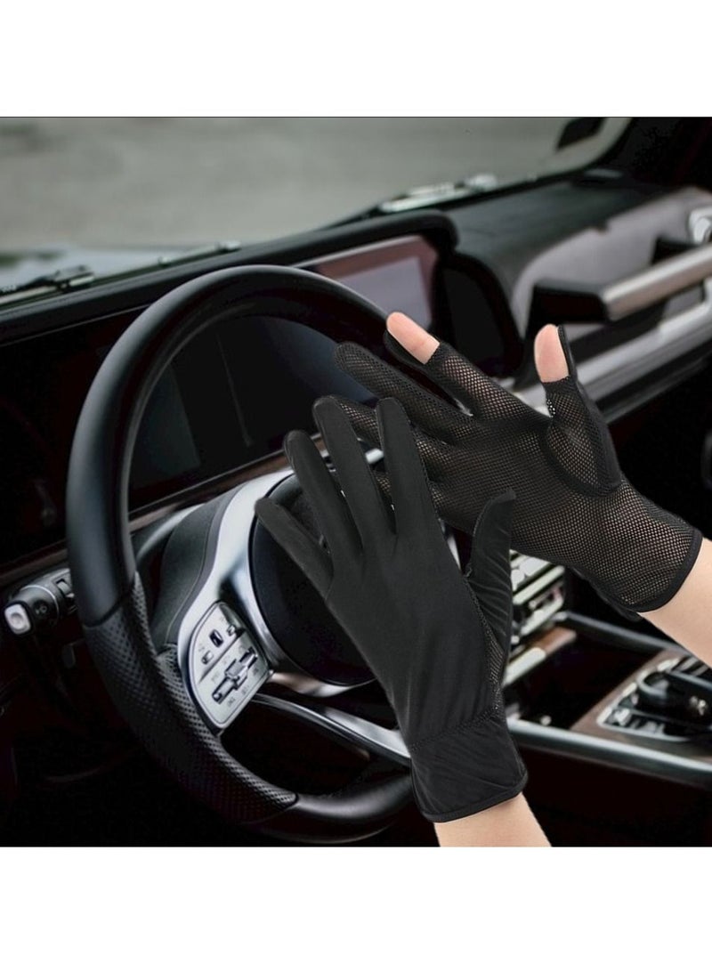 Generic 1 Pair Sun Protection UV Protection Gloves Women Driving Gloves  - Image 3