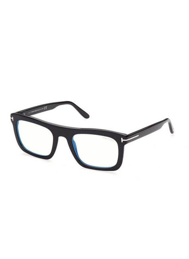 TOM FORD - Men's Rectangle Eyeglass Frame - TF 55757-B 001 52 - Lens Size: 52 Mm - Image 1