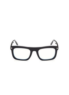 Men's Rectangle Eyeglass Frame - TF 55757-B 001 52 - Lens Size: 52 Mm