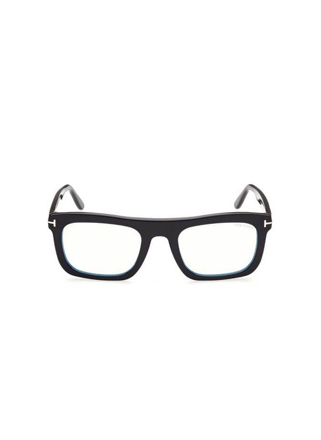 TOM FORD - Men's Rectangle Eyeglass Frame - TF 55757-B 001 52 - Lens Size: 52 Mm - Image 1