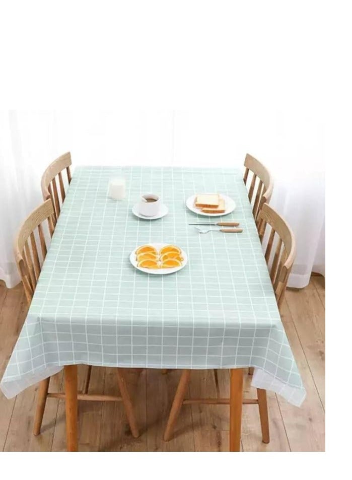 Rectangular Tablecloth - Waterproof and Oil-Resistant - Easy to Clean - Reusable Plastic Material - Unique Design and Color - 137cm x 183cm - Indoor and Outdoor Use - Various Colors. - Image 1