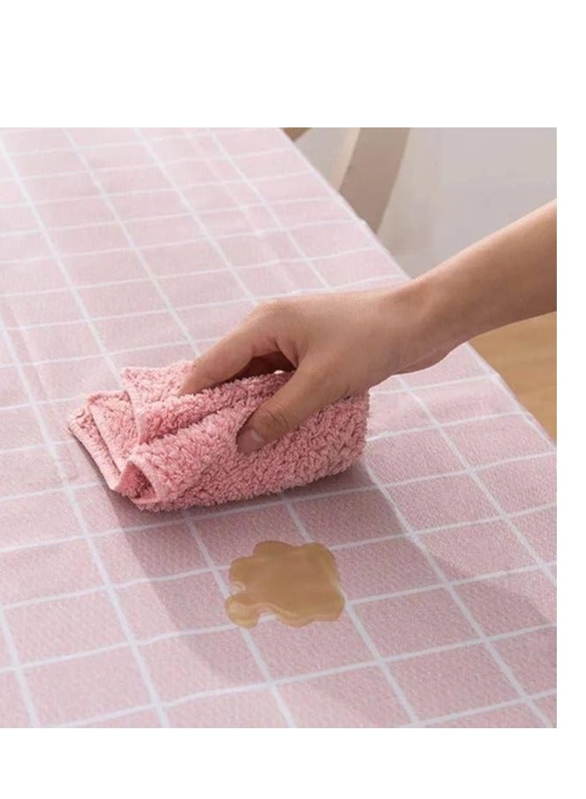 Rectangular Tablecloth - Waterproof and Oil-Resistant - Easy to Clean - Reusable Plastic Material - Unique Design and Color - 137cm x 183cm - Indoor and Outdoor Use - Various Colors. - Image 2