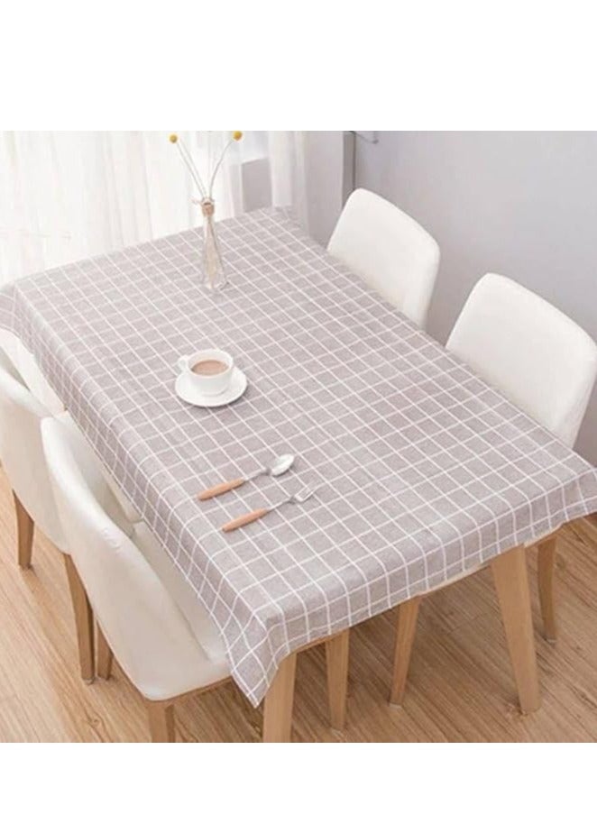 Rectangular Tablecloth - Waterproof and Oil-Resistant - Easy to Clean - Reusable Plastic Material - Unique Design and Color - 137cm x 183cm - Indoor and Outdoor Use - Various Colors. - Image 3
