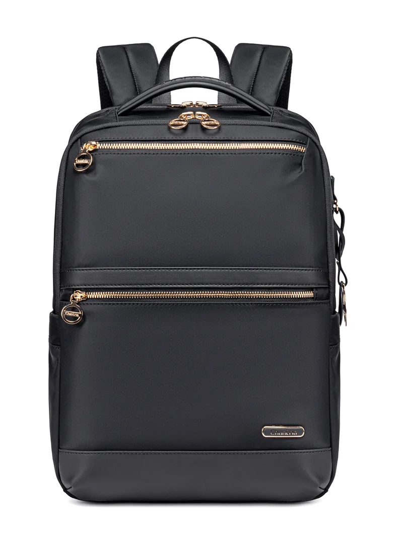 شانتريا حقيبة ظهر كمبيوتر نسائية متينة مقاومة للماء متعددة الوظائف مضادة للسرقة خفيفة الوزن للاستخدام اليومي والسفر والدراسة والجامعة - أسود