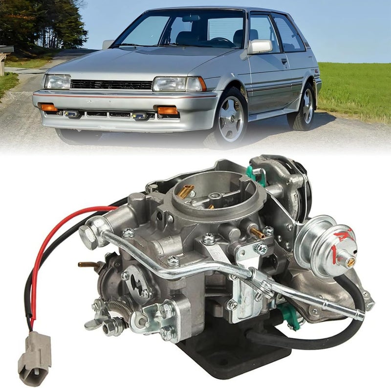 PARTOL 4AF Carburetor for Toyota Corolla 4AF 1987-1991 1.6L 2 Barrel Engine Carb - Automatic Choke - Image 1