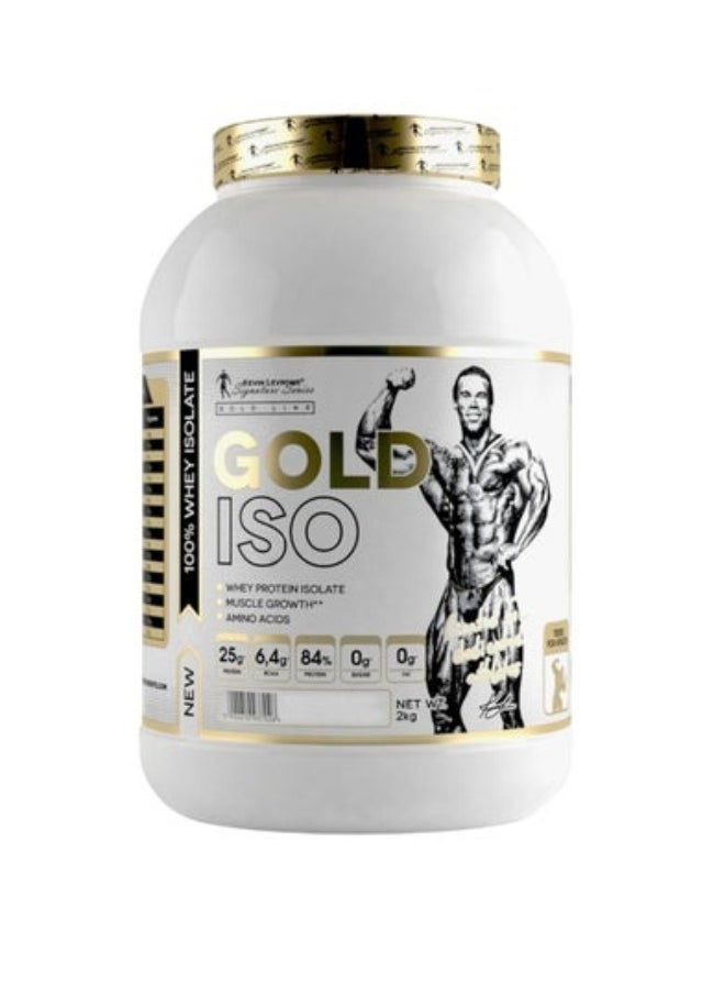KEVIN LEVRONE جولد ايزو، 100% بروتين مصل اللبن النقي المعزول بنكهة الشوكولاتة، 2 كجم  - Image 1