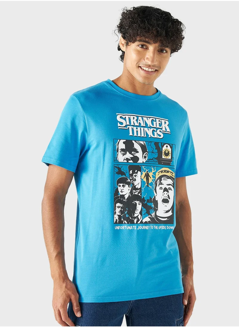 SP Characters Graphic Print T-Shirt